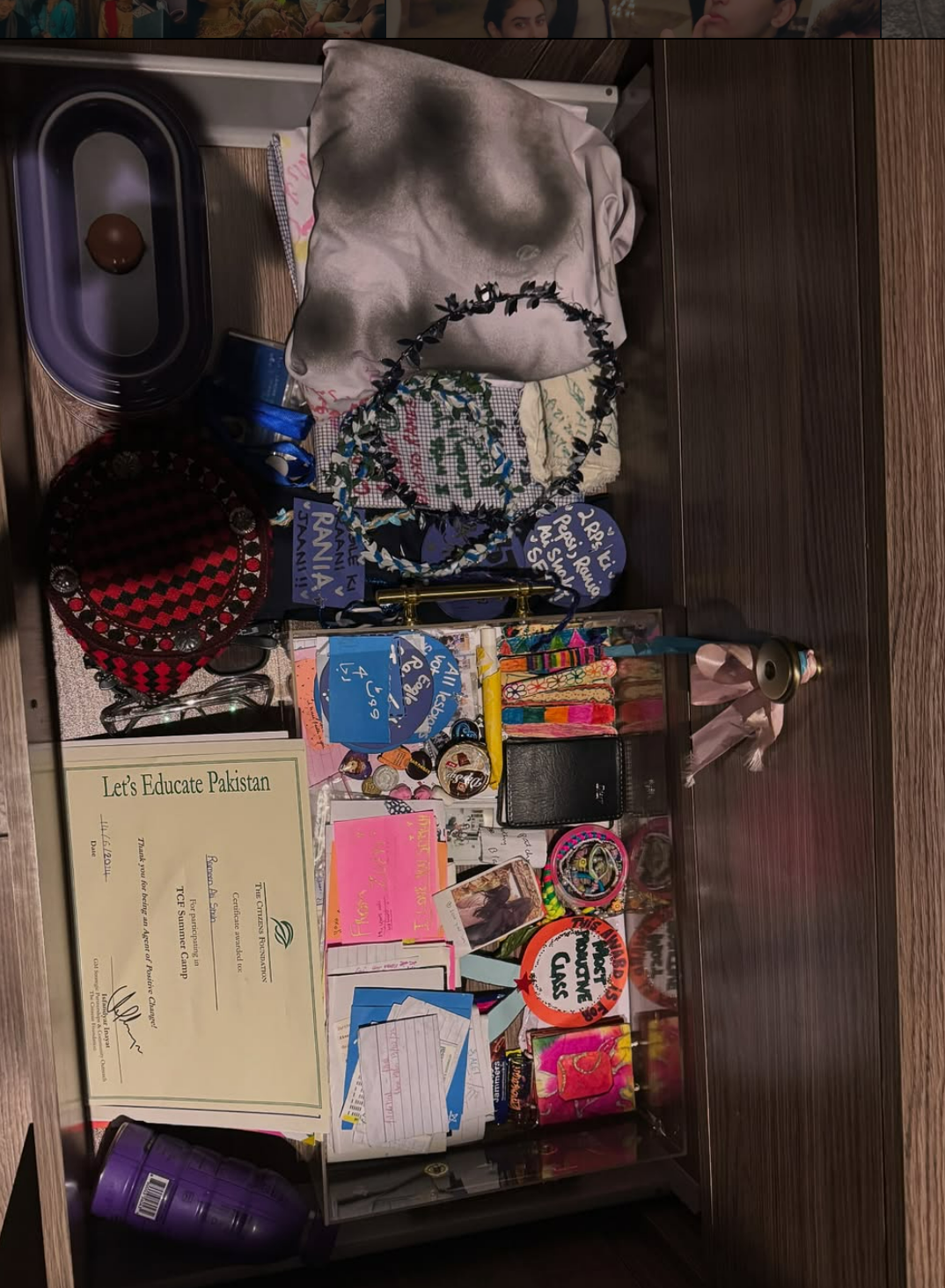 the drawer